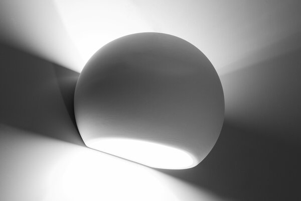 Sollux Lighting Globe lampă de perete 1x60 W alb SL.0032