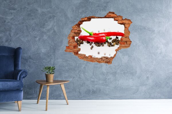 Autocolant autoadeziv gaură Condimente picante în bucătărie