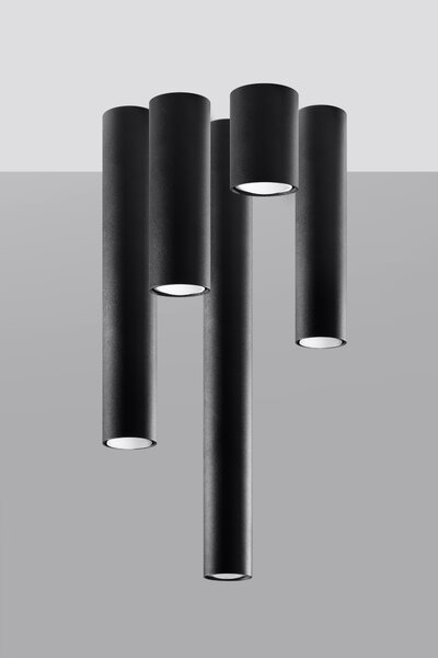 Sollux Lighting Lagos lampă de tavan 1x40 W negru SL.1001
