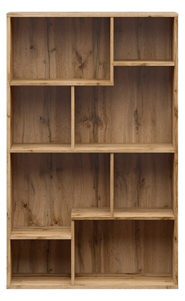 Biblioteca TETRIX, stejar wotan, PAL, 87.5x33.5x140 cm