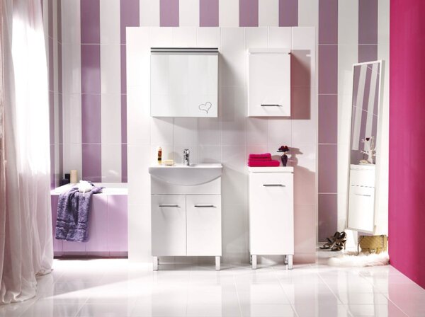 Cersanit Olivia, dulap oglinda 56x56 cm, alb, S543-011