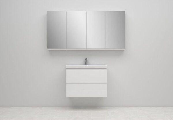 Cersanit Moduo, dulap de perete oglindă 60cm, alb, S590-018-DSM