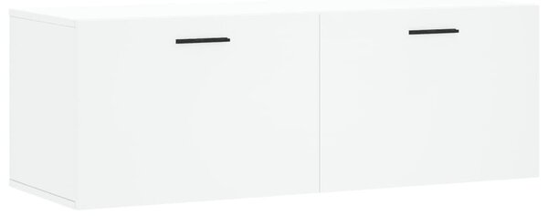 Dulap de perete, alb, 100x36,5x35 cm, lemn compozit