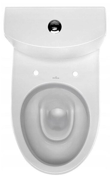 Cersanit PARVA - WC combi + scaun antibacterian cu funcție de închidere lentă, evacuare verticală, K27-004