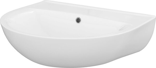 Cersanit President, lavoar montat pe perete fara orificiu pentru robinet 60x48 cm, alb, K08-009