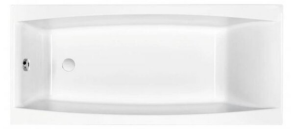 Cada Cersanit Virgo acrilic 150x75cm + picioare, alb, S301-048