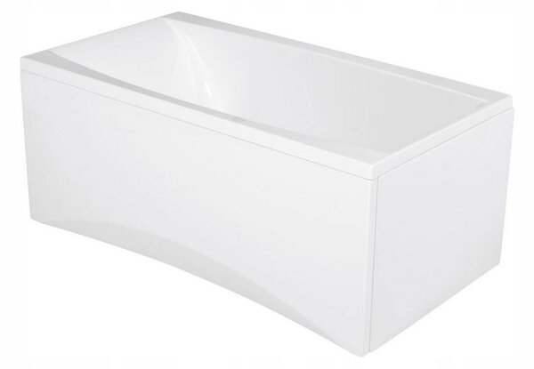 Cada Cersanit Virgo acrilic 150x75cm + picioare, alb, S301-048