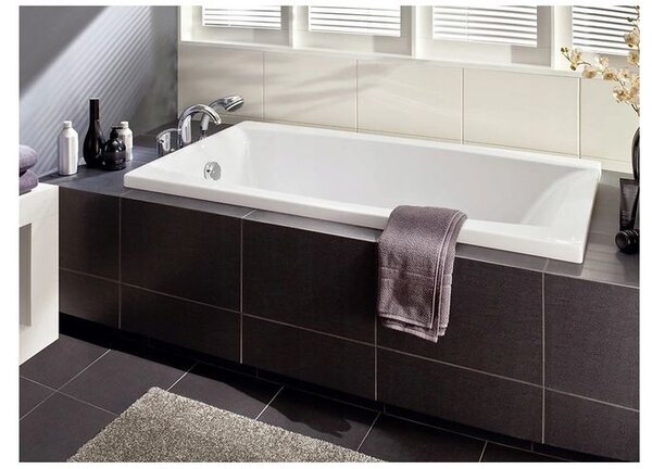Cada Cersanit Virgo acrilic 150x75cm + picioare, alb, S301-048