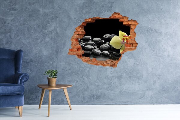 Fototapet un zid spart cu priveliște Relaxează-te la spa