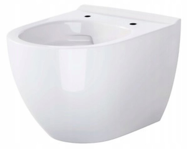 Cersanit Zen, vas de toaletă suspendat CleanOn 50x36x37 cm cu scaun cu cădere lent, alb, S701-428
