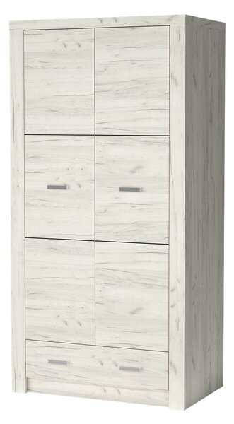 Dulap de haine Indie 01 (craft alb). 1057753
