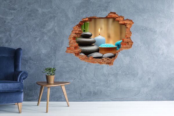 Autocolant gaură 3D Colț de spa relaxant