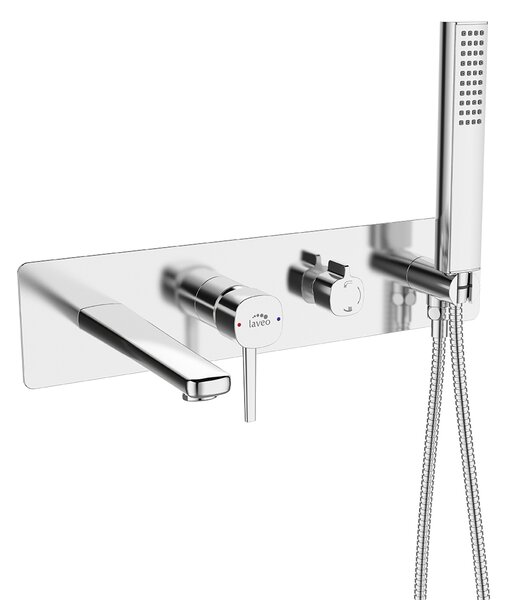 Laveo Pola, baterie de baie ascunsă cu sistem de instalare i-BOX, crom, LAV-BAP_011P