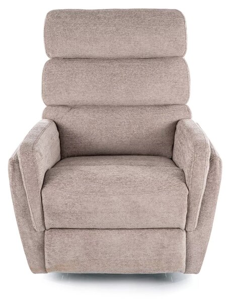 Fotoliu recliner ARGOS, stofa clasica bej inchis - Raven 30, 78x82/162