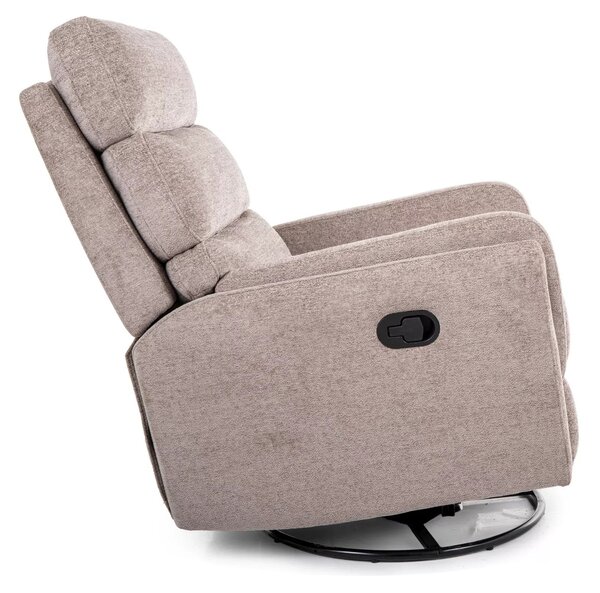 Fotoliu recliner ARGOS, stofa clasica bej inchis - Raven 30, 78x82/162