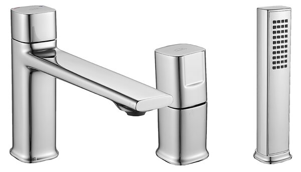 Laveo Tores, baterie de baie cu 3 orificii, crom, LAV-BVT_013D