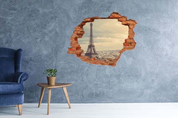 Autocolant autoadeziv gaură Turnul Eiffel din Paris