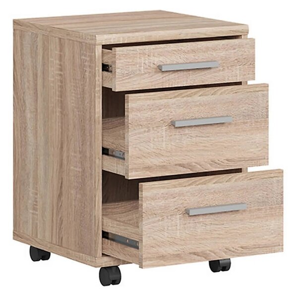 Comoda OFFICE, stejar sonoma, PAL laminat, 40x39x56 cm
