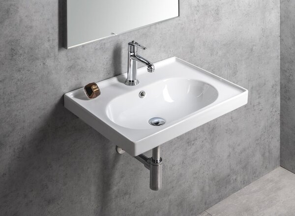 Sapho Sapho, chiuveta ceramica BRAND 60x45 cm, alba, TU0428