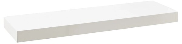 Polita ZACK, alb, 80x25x5 cm