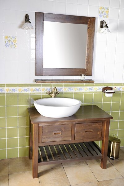 Sapho Sapho, dulap de lavoar BRAND 100x73x50cm, molid vopsit, BA101S