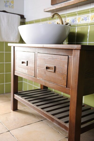 Sapho Sapho, dulap de lavoar BRAND 100x73x50cm, molid vopsit, BA101S