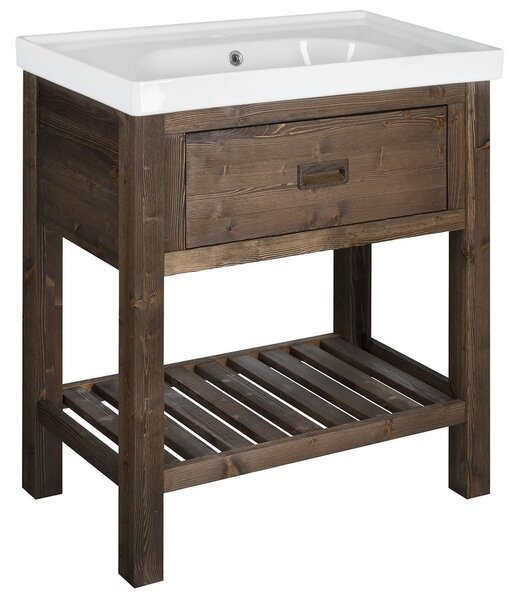 Sapho Sapho, dulap de lavoar BRAND 76x83x43cm, molid vopsit, BA088S