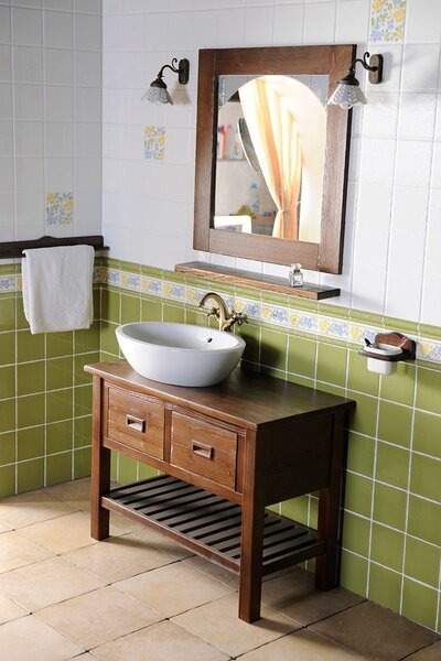 Sapho Sapho, dulap de lavoar BRAND 100x73x50cm, molid vopsit, BA101S