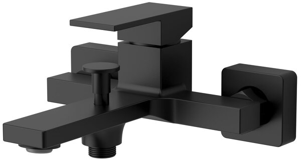 Sapho Sapho, CUBEMIX baterie de baie de perete, negru mat, CM010B