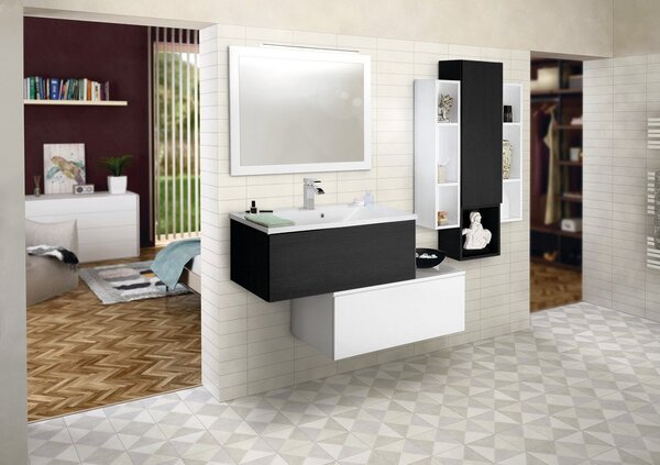 Sapho Sapho, dulap ESPACE 35x172x32cm, 2x usi, stanga/dreapta, pin rustic, ESC230-1616