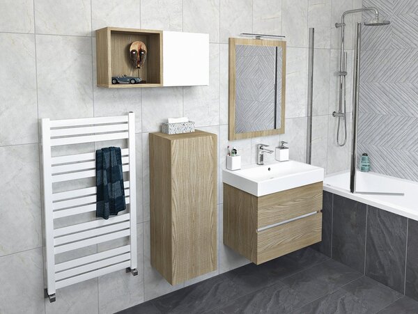 Sapho Sapho, dulap ESPACE 35x172x32cm, 2x usi, stanga/dreapta, pin rustic, ESC230-1616
