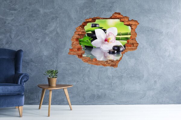 Autocolant autoadeziv gaură O oază florală de pace