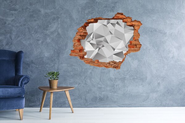 Autocolant 3D gaura cu priveliște Comoară de diamante strălucitoare