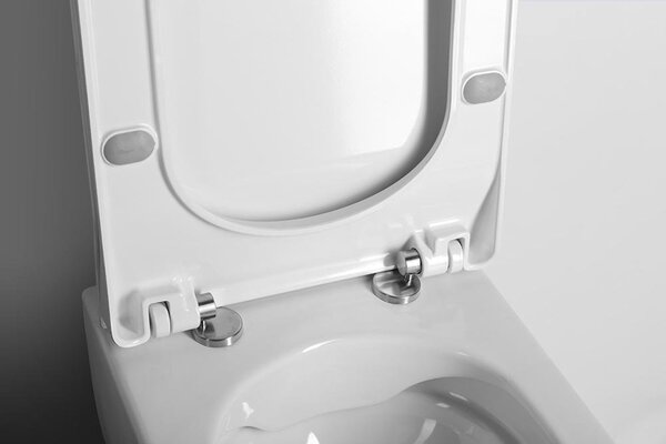 Sapho Sapho, scaun de toaletă GLANC, SLIM, Soft Close, alb, GC5030