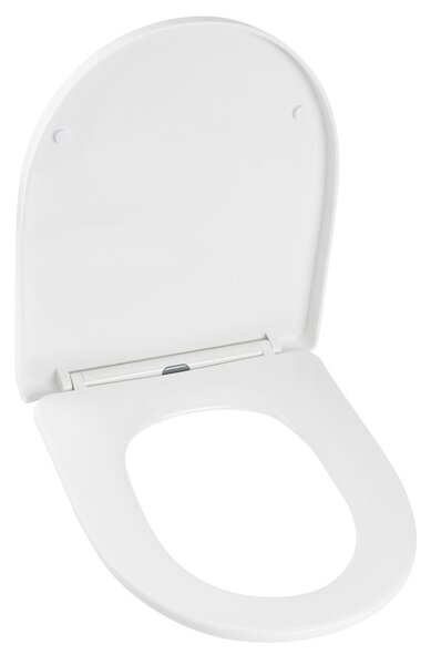 Aqualine Sapho, scaun WC YALTA, Soft Close, alb