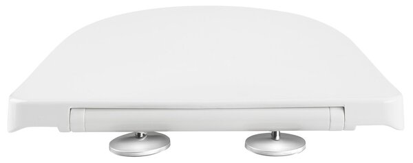 Aqualine Sapho, scaun WC YALTA, Soft Close, alb