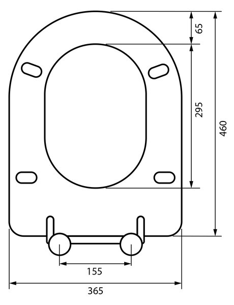 Sapho Sapho, scaun toaleta MEDIC, Slim, Soft Close, duroplast, alb, MC102-113