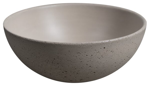 Sapho Sapho, chiuveta MINOR de blat din beton, diametru 26 cm, nisip, MR26014