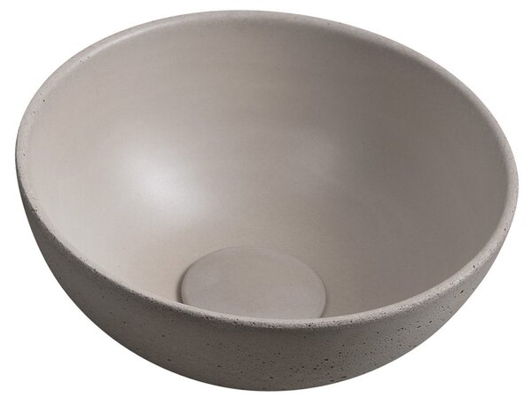 Sapho Sapho, chiuveta MINOR de blat din beton, diametru 26 cm, nisip, MR26014