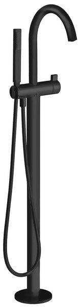 Sapho Sapho, baterie de baie RHAPSODY cu racord la pardoseală, înălțime 1077 mm, negru mat, R5018B