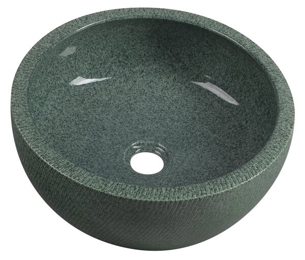 Sapho Sapho, chiuveta ceramica PRIORI, diametru 42cm, verde, PI013