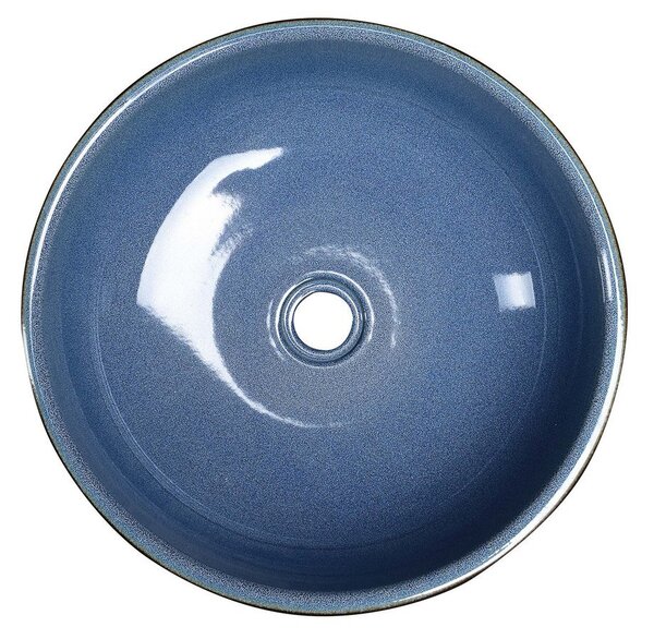Sapho Sapho, chiuveta ceramica PRIORI, diametru 41cm, 15cm, albastru/gri, PI020