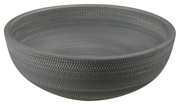 Sapho Sapho, chiuveta ceramica PRIORI, diametru 41 cm, 15 cm, culoare gri cu model, PI024