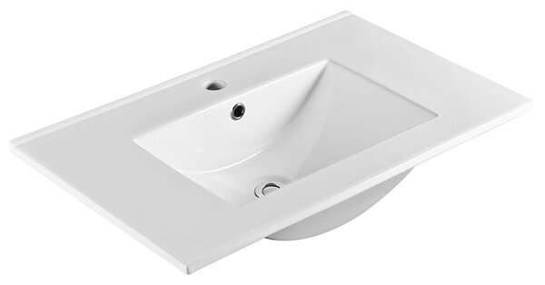 Sapho Sapho, chiuveta SLIM ceramica, mobila, 70x46cm, alb, 1601-70