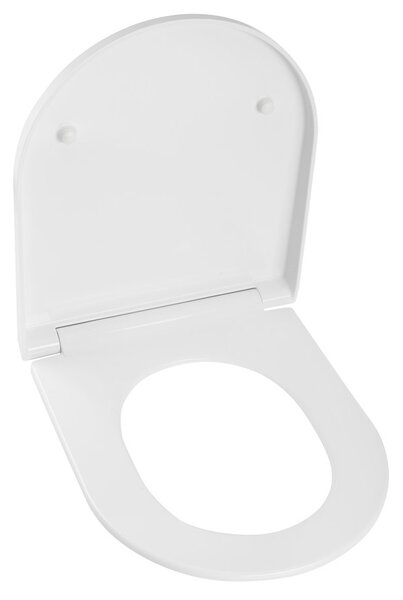 Sapho Sapho, scaun toaleta TURKU, Soft Close, alb