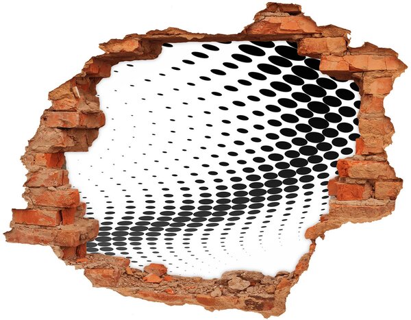 Autocolant de perete gaură 3D Spațiul virtual în gaură