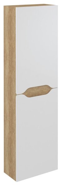 Sapho Sapho, dulap WAVE înalt 40x140x20cm, stânga/dreapta, alb/stejar Alabama, WA250-3022