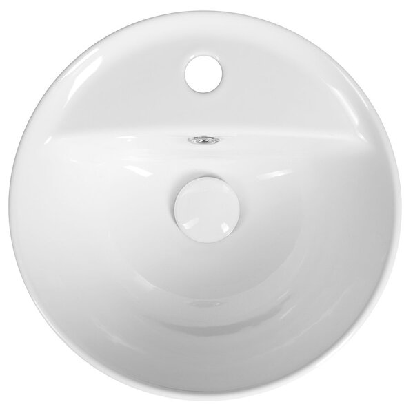 Sapho Sapho, chiuveta ceramica YUVA, Ø 38cm, alb, TU0652