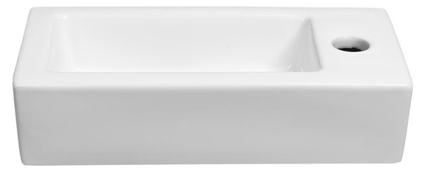 Sapho Sapho, chiuveta ceramica ZOE 37x9x19 cm dreapta, alb, AR495