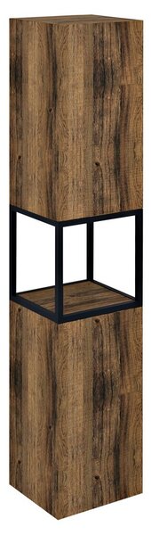 Sapho Sapho, dulap SKARA 35x171x32cm, 2x usi, stanga/dreapta, negru mat/stejar Collingwood, CG010-1919